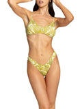 4Giveness Bikini Set Cote D'Azur Style Donna BWBK4994 - Giallo