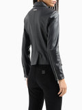Armani Exchange Giubbino di Pelle Donna 8NYB13YNVLZ - Nero