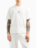 Armani Exchange T-shirt Uomo XM000363AF12308 Off White - Bianco
