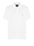 Armani Exchange Polo Uomo XM000367AF13022 Off White - Bianco