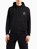 Armani Exchange Felpa Zip Uomo XM000371AF10818 - Nero
