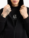 Armani Exchange Felpa Zip Uomo XM000371AF10818 - Nero