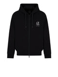 Armani Exchange Felpa Zip Uomo XM000371AF10818 - Nero