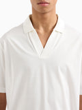 Armani Exchange Polo Uomo XM000492AF10364 Off White - Bianco