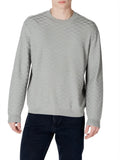 Armani Exchange Pullover Uomo XM000707AF10454 Neutral Gray Rhombus - Grigio