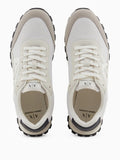 Armani Exchange Sneakers Uomo XUX263XV942 Plaza Taupe+off Whit - Bianco