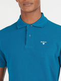 Barbour Polo Tartan Pique Uomo MML0012 - Blu