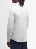 Barbour Camicia Casual Nelson Uomo MSH5090 Mist - Bianco