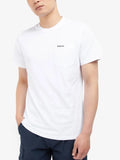 Barbour T-shirt Langdon Pocket Uomo MTS1114 - Bianco