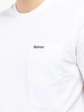 Barbour T-shirt Langdon Pocket Uomo MTS1114 - Bianco