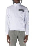 Blauer Felpa Zip Walton Uomo 25SBLUF01055-007092 - Bianco