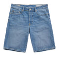 Blauer Bermuda Jeans Union Uomo 25SBLUP03534-006873 Blu Chiaro+sabbiatura+usura - Denim