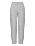 b.young Pantalone Chino Bydanta Donna 20803141 HigH-Rise Melange - Grigio