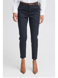 b.young Pantalone Chino Donna 20803473 Copenhagen Night - Blu