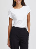 b.young T-shirt Pamila Donna 20804205 Optical White - Bianco