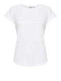 b.young T-shirt Pamila Donna 20804205 Optical White - Bianco