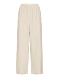 b.young Pantalone Straight Donna 20814563 Rainy Day - Avorio