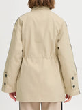 b.young Trench Byamona Donna 20816081 Humus - Beige