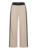 b.young Pantalone Straight Byidde Donna 20816134 Humus Mix - Avorio
