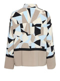 b.young Blusa Byfavia Donna 20816232 Humus Blocks - Multicolore