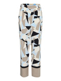 b.young Pantalone Palazzo Donna 20816233 Humus Blocks - Multicolore
