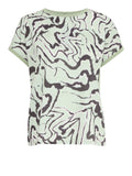 b.young T-shirt Donna 20816337 Tea Abstract Animal - Verde