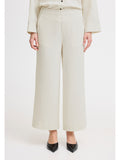 b.young Pantalone Palazzo Donna 20816459 Birch Mix - Avorio