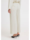 b.young Pantalone Palazzo Donna 20816459 Birch Mix - Avorio