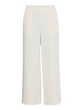 b.young Pantalone Palazzo Donna 20816459 Birch Mix - Avorio