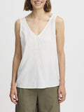 b.young Blusa Donna 20816536 Marshmallow - Bianco