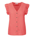 b.young Camicia Casual Donna 20816604 - Rosso