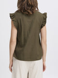 b.young Camicia Casual Donna 20816604 Kalamata - Verde