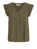 b.young Camicia Casual Donna 20816604 Kalamata - Verde
