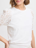 b.young T-shirt Donna 20816661 Marshmallow - Bianco
