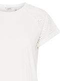b.young T-shirt Donna 20816662 Marshmallow - Bianco