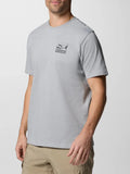 Columbia T-shirt Explorers Canyon Uomo 2036451 Columbia Grey, - Grigio