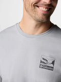 Columbia T-shirt Explorers Canyon Uomo 2036451 Columbia Grey, - Grigio