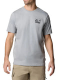 Columbia T-shirt Explorers Canyon Uomo 2036451 Columbia Grey, - Grigio