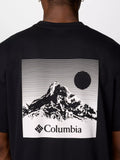 Columbia T-shirt Uomo 2071701 Black, Linear V - Nero