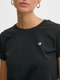 Converse T-shirt Donna 10027252-A02 Black - Nero