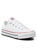 Converse Sneakers Ctas Eva Lift Ox da Bambino 272858C White/garnet/navy - Bianco