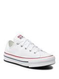 Converse Sneakers Ctas Eva Lift Ox da Bambino 272858C White/garnet/navy - Bianco