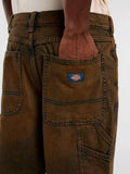 Dickies Bermuda Jeans Garyville Uomo DK0A4XCK Indigo Brown - Marrone