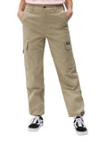 Dickies Pantalone Cargo Hooper Bay Donna DK0A4XDI Khaki - Beige