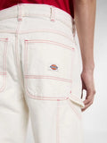 Dickies Jeans Wide Painter Uomo DK0A4Z6R Egret - Bianco