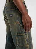 Dickies Jeans Wide Stevensville Uomo DK0A863T Yellow Fade Ind - Denim