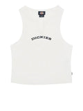 Dickies Top Neck Donna DK0A8677 Egret - Bianco