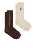 Ea7 Calzini Unisex 246002CC999 Almond Milk/turkish - Marrone