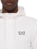 Ea7 Felpa Zip Uomo 7M000568AF13512 - Bianco