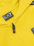 Ea7 Felpa Zip Uomo 7M001038AF10380 Antique Moss - Giallo